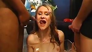 Breathtaking darling gives wet fellatio with awesome dutch fuck