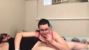Chubby PAWG Teen gets her Mouth Fucked !!