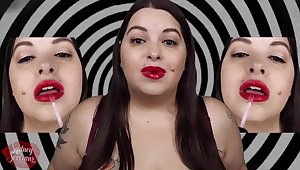 Mind Fucking Lipnonsis - Red Lipstick Fetish & Mesmerize Mind Control JOI - Sydney Screams