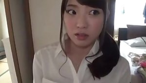 japanese wife get fuck with other man when husband not at home