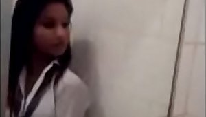 Indian girl Archana doing fingering in bathroom