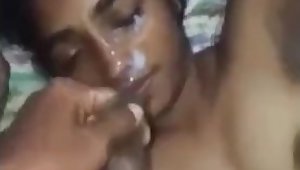 Gorgeous tamil girl asking cumshot all over the face